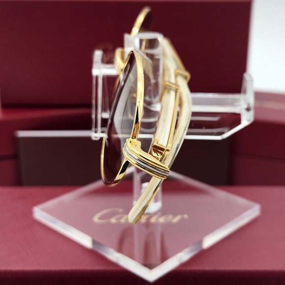 Cartier Natural Horn Sunglasses - Picture 4 of 10